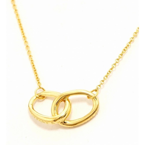 Tiffany Double Loop Yellow Gold Necklace